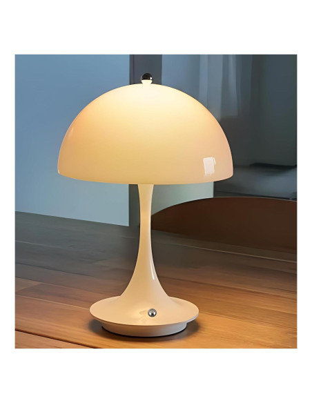 Lámpara de Mesa Inalámbrica DIVEKID 23cm Táctil 3 Colores