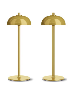 Lámpara de Mesa Inalámbrica JONEMO Oro Cepillado 5000mAh