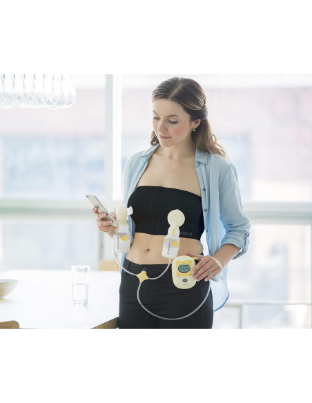 Sujetador de Extracción Manos Libres Medela Easy Expression Negro