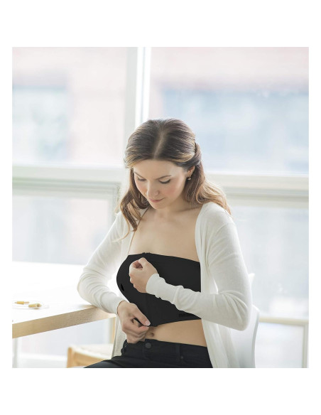 Sujetador de Extracción Manos Libres Medela Easy Expression Negro