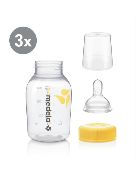 Botellas de Alimentación Medela 5 oz (150 ml) Paquete de 3
