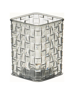 Soporte de bolígrafos acrílico Qomamount 7.62x7.62x10.41cm