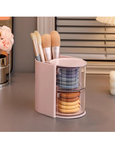 Organizador de Accesorios para el Cabello Azurphoric Rosa 2 Capas 2