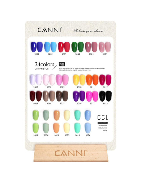 Set de Esmalte de Uñas CANNI CC1 30 Pcs 9ML Sin Hema