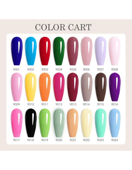 Set de Esmalte de Uñas CANNI CC1 30 Pcs 9ML Sin Hema