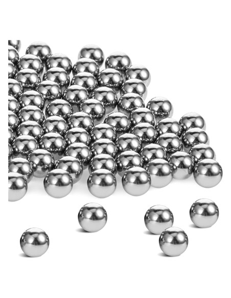 150 Bolas de Mezcla de Acero Inoxidable 4mm para Pintura