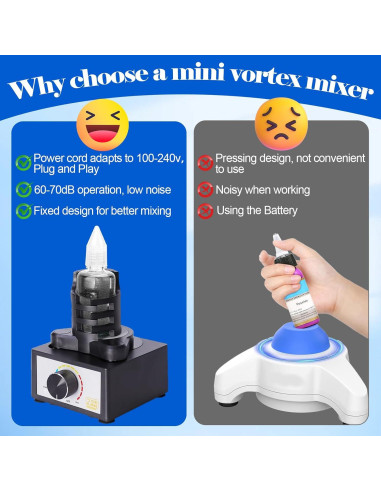 Mezclador de Pintura Eléctrico BINGOX Vortex 300-2400RPM USB-C