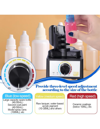 Mezclador de Pintura Eléctrico BINGOX Vortex 300-2400RPM USB-C