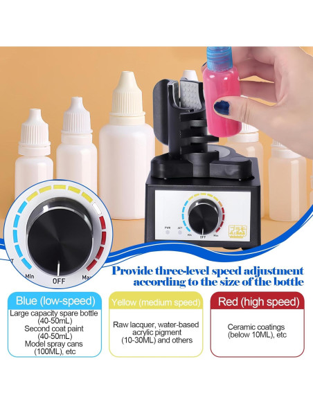 Mezclador de Pintura Eléctrico BINGOX Vortex 300-2400RPM USB-C