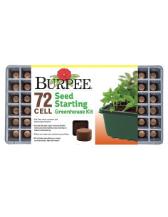 Invernadero Burpee 72 celdas para iniciar semillas en interiores