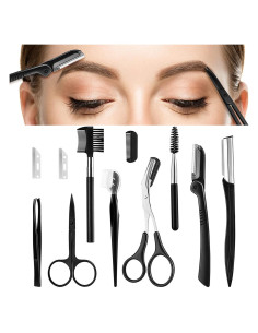 Kit de Aseo de Cejas 8 en 1 YUCHENWD - Afeitadora Facial y Tijeras