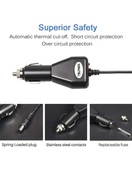 Adaptador de encendedor 12V Tbuymax para bomba Spectra S1 S2