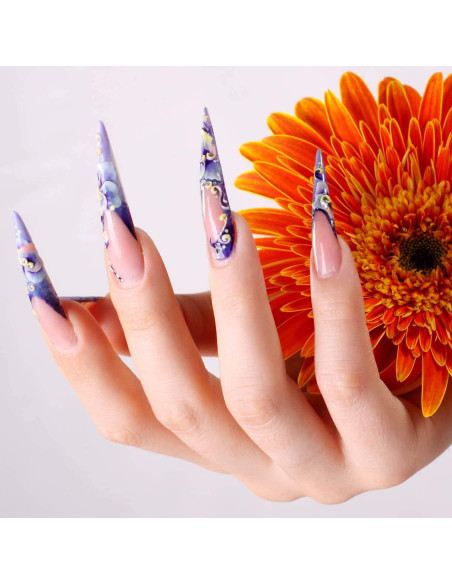 600 Puntas de Uñas Stiletto Naturales BTYMS - Cubierta Parcial 600 Puntas de Uñas Stiletto Naturales BTYMS - Cubierta Parcial