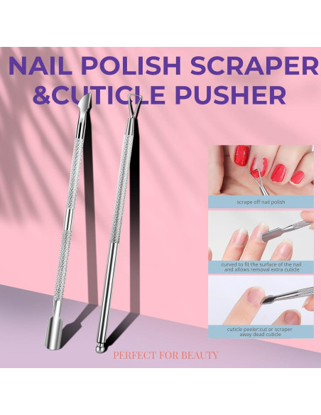 Kit de Manicura Teenitor 10 Piezas con Cuencos Remojo