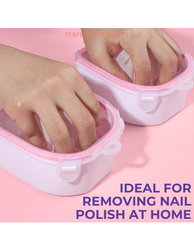 Kit de Manicura Teenitor 10 Piezas con Cuencos Remojo