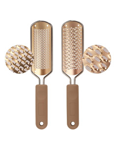 Paquete de 2 Limadores de Pies LoveBB - Removedor de Callos Acero Inoxidable