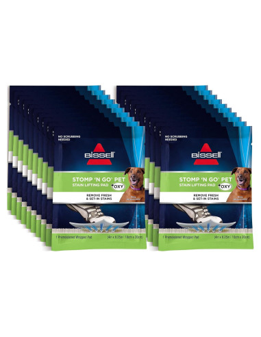 Almohadillas para Manchas BISSELL 20 unidades Oxy limpieza alfombras