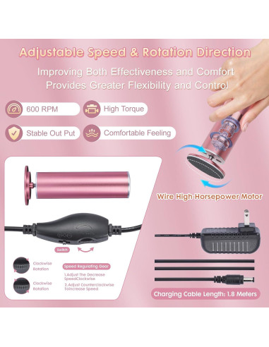 Removedor de Callos Eléctrico Seyoagain con 60 Discos de Lija