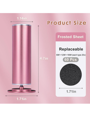 Removedor de Callos Eléctrico Seyoagain con 60 Discos de Lija