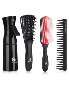 Juego de Cepillos Desenredantes BRUSHZOO con Botella Spray