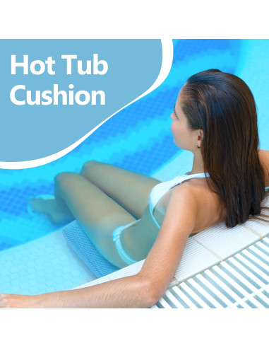 Cojín de Baño MABOZOO con Ventosas Antideslizantes Azul