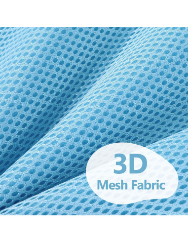 Cojín de Baño MABOZOO con Ventosas Antideslizantes Azul