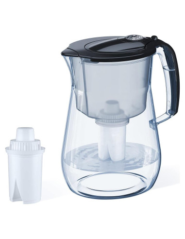 Jarra de Filtro Aquaphor Opal 12 Tazas Negra con Filtro B15