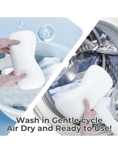 Almohada para Jacuzzi Vanstormy - 2 Unidades, Antideslizante, Blanca