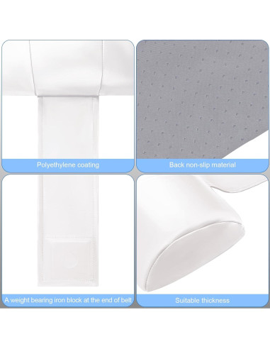 Almohadas de Bañera Pinkunn 2 Pcs Impermeables Soporte Cuello