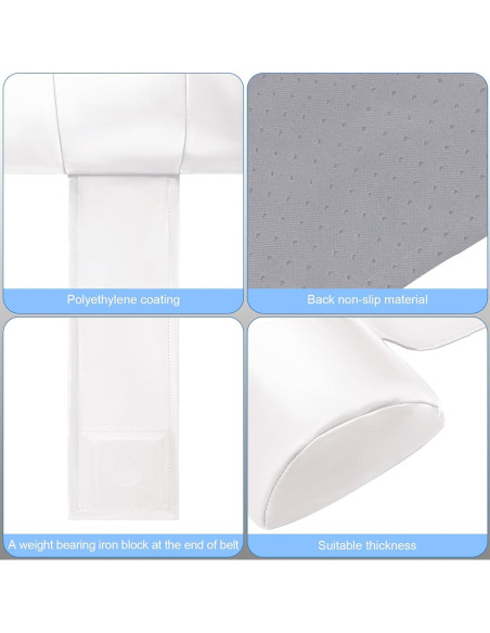 Almohadas de Bañera Pinkunn 2 Pcs Impermeables Soporte Cuello