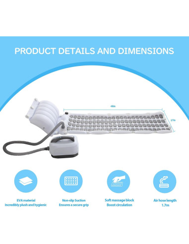 Masajeador de Baño de Burbuja Crossing King CK-BM-0002 Grande