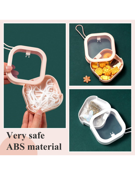 Organizador de Gomas de Pelo Kathfly 6 Piezas Rosa