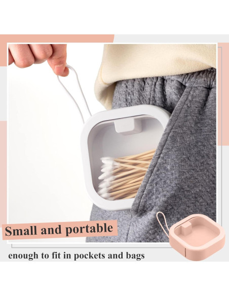 Organizador de Gomas de Pelo Kathfly 6 Piezas Rosa