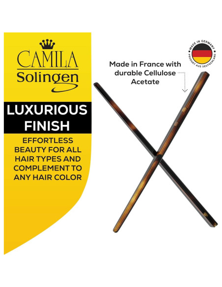 Pin de Pelo Camila Paris AD28/2 Carey - Juego de 2 Accesorios