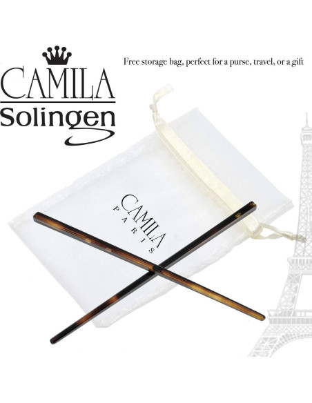 Pin de Pelo Camila Paris AD28/2 Carey - Juego de 2 Accesorios