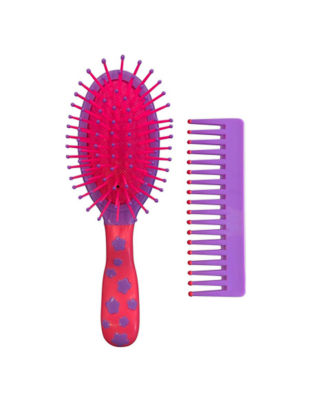 Set de Cepillo y Peine Scunci para Niñas - 2 Piezas