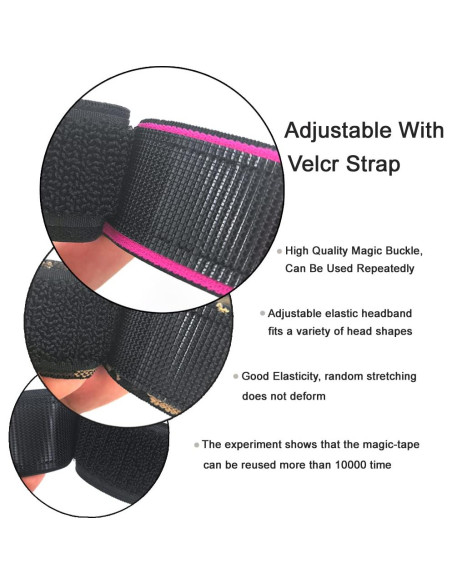 Juego de Bandas Elásticas para Pelucas AIFIHIYI - 3 Piezas