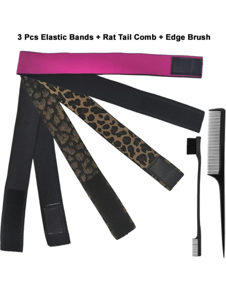 Juego de Bandas Elásticas para Pelucas AIFIHIYI - 3 Piezas