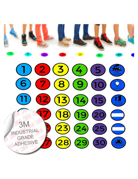 Puntos 'Em Up Abaco Brands | Calcomanías para Aula | Set 36