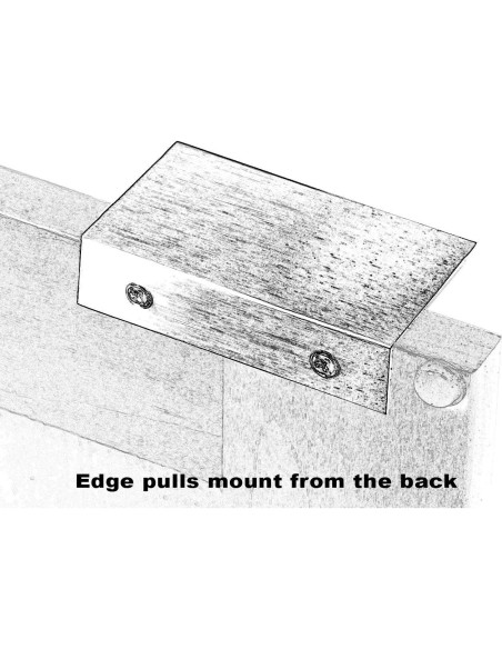 Tirador de borde CKP 51mm níquel satinado cepillado - 10 unidades Tirador de borde CKP 51mm níquel satinado cepillado - 10 unidades