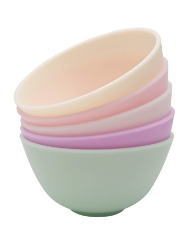 Tazones de Silicona para Máscara Facial Hulless - 5 Piezas 8.38 cm