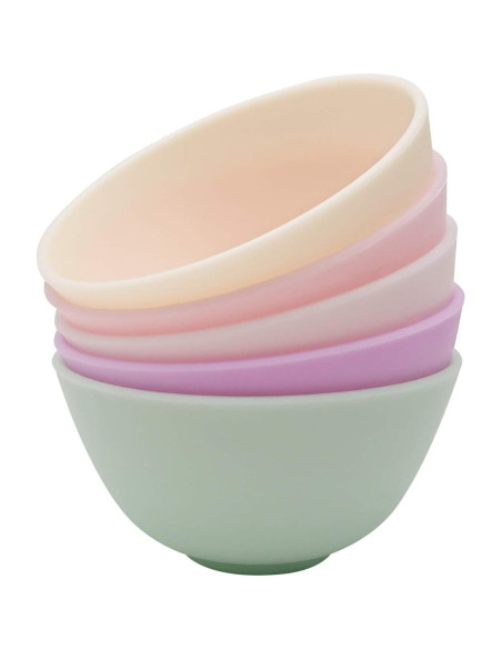 Tazones de Silicona para Máscara Facial Hulless - 5 Piezas 8.38 cm