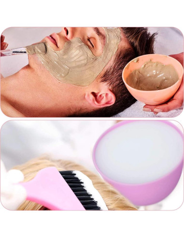 Tazones de Silicona para Máscara Facial Hulless - 5 Piezas 8.38 cm