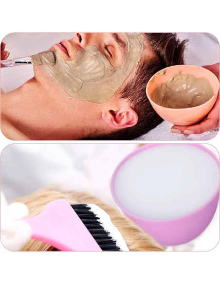 Tazones de Silicona para Máscara Facial Hulless - 5 Piezas 8.38 cm