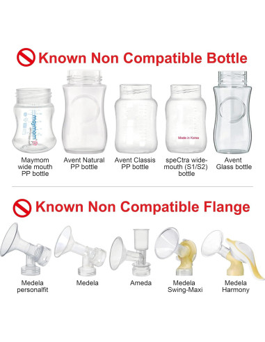 Cambiador de Rosca Maymom para Botellas de Boca Ancha 4pc