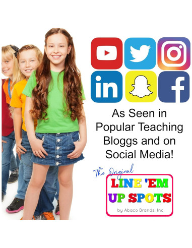 Puntos 'Em Up Abaco Brands | Calcomanías para Aula | Set 36