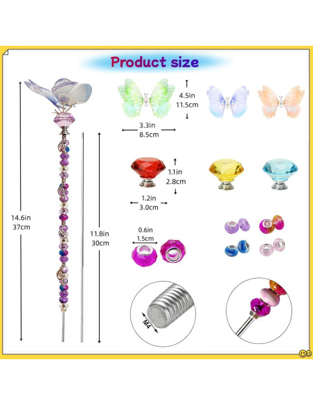 Kit de Estacas de Jardín ZSlactp 200 Pcs Decorativas