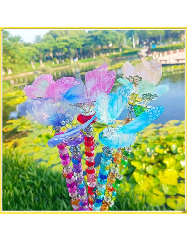 Kit de Estacas de Jardín ZSlactp 200 Pcs Decorativas