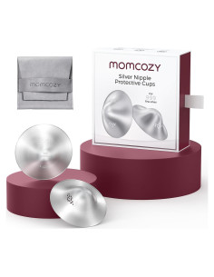 Copas de Lactancia de Plata 999 Momcozy - Tamaño Regular