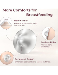 Copas de Lactancia de Plata 999 Momcozy - Tamaño Regular 2